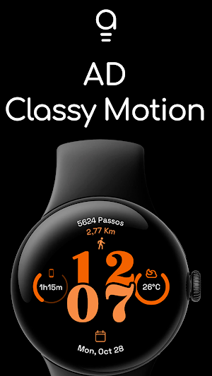 AD Classy Motion - Watch Face Screenshot 0