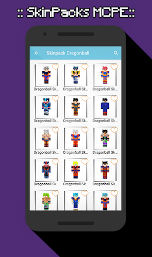SkinPacks Dragonball for Minecraft Screenshot 1