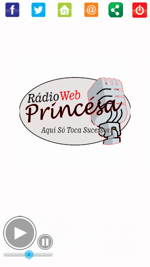 Web Rádio Princesa Online Screenshot 1