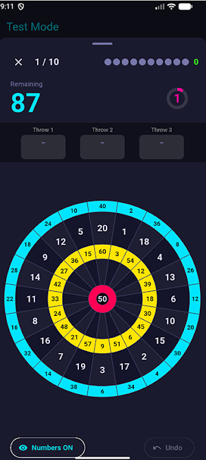 Darts Checkout Trainer Screenshot 3