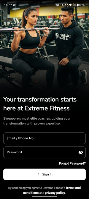 Client Extreme Fitness Screenshot 0