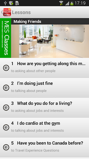 Everyday English Video Lessons Screenshot 1