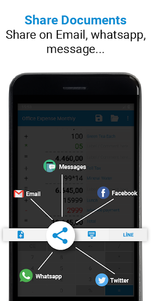 Adding Machine -  Smart Tape Calculator Screenshot 2