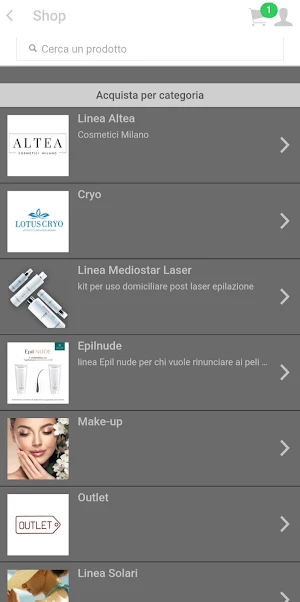APP Lotus Spa Milano Screenshot 2