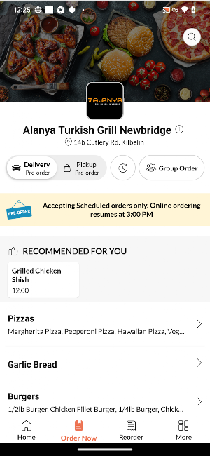 Alanya Turkish Grill Newbridge Screenshot 2
