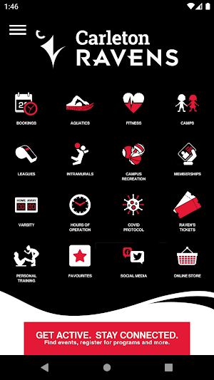 Carleton University Athletics Screenshot 1