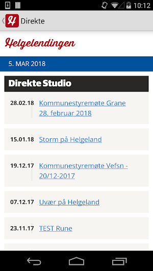 Helgelendingen.no Screenshot 1