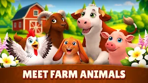 Animal Farm Life: Town Farming Screenshot 0