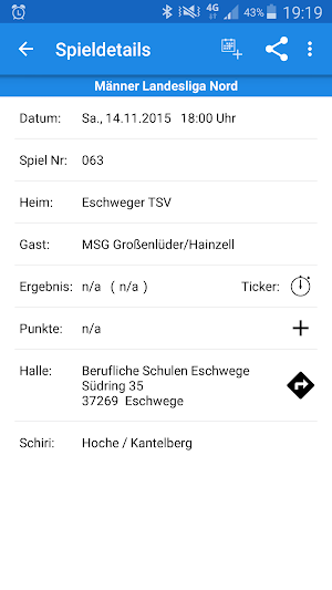Eschweger TSV Handball Screenshot 2