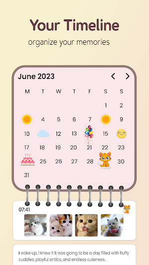 Diary with Lock: Daily Journal Screenshot 1