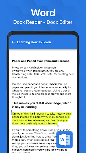 Document Reader: PDF, DOC, XLS Screenshot 2