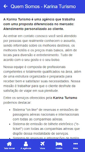 Karina Turismo Screenshot 1