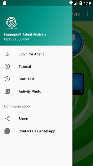 Fingerprint Talent Analysis Screenshot 1