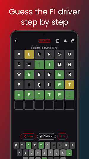 Formudle – F1 Guessing Game Screenshot 1