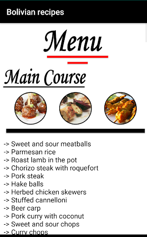 Bolivian Food Recipes + Easy a Screenshot 3