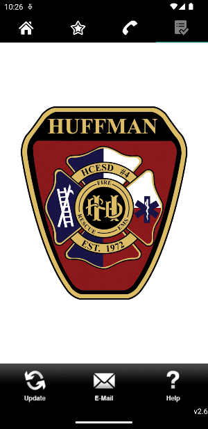 Huffman Fire Department Screenshot 2