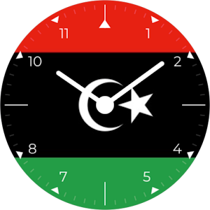 Libya Analog Watch Face Screenshot 0