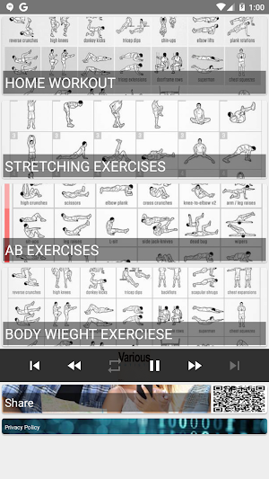 WORKOUT AT HOME WITHOUT EQUIPMENT Screenshot 0