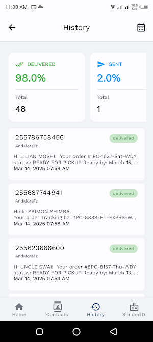 Huduma SMS Screenshot 3