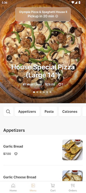 Olympia Pizza & Spaghetti II Screenshot 1
