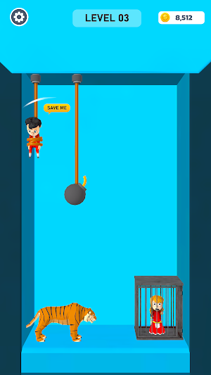 Rescue Princess: Rope Cut Game Screenshot 0