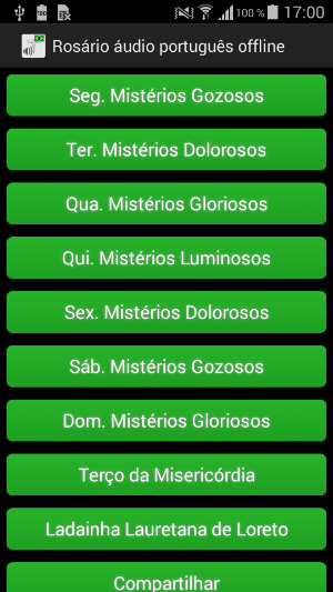 Rosário áudio portuguęs Pro Screenshot 0