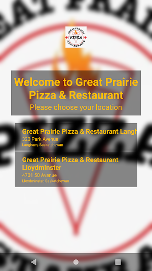Great Prairie Pizza & Restaurant Screenshot 0