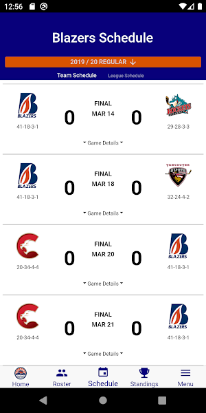 Kamloops Blazers Screenshot 3