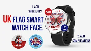 UK Flag & Pride Watchface Screenshot 1