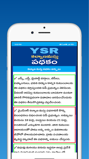 AP -YSR Kalyna -Masthu Online Screenshot 3