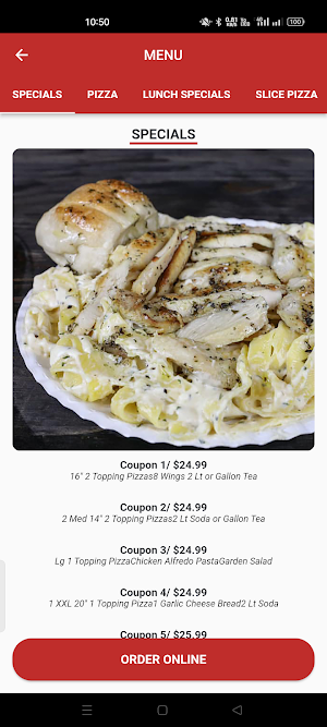 Little Italy Pizza and Pasta Screenshot 2