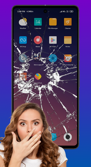 Broken Screen Prank Wallpapers Screenshot 0
