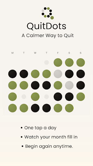 QuitDots: A Calmer Way to Quit Screenshot 0