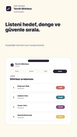 Tercih Sihirbazı Screenshot 3