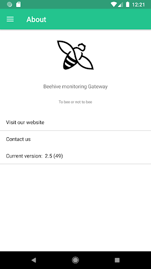 Bee hive monitoring gateway Screenshot 0