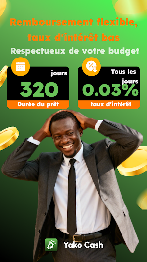 Yako Cash - prêt d'argent Screenshot 2