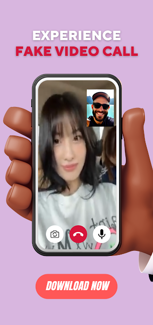 Momo Twice Fake Video Call Screenshot 3