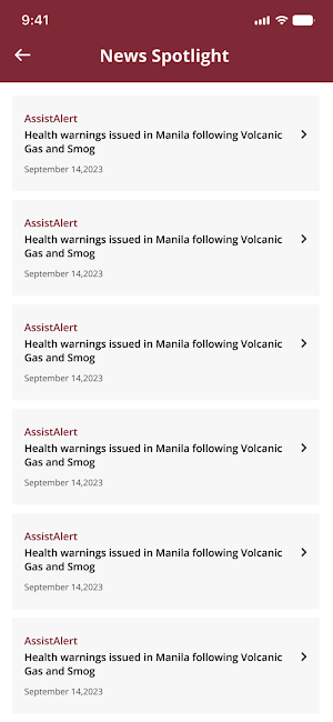 Assist America Travel App Screenshot 3