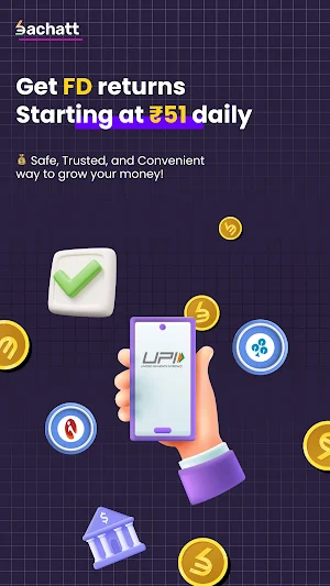 Bachatt: Daily UPI Saving & FD Screenshot 0