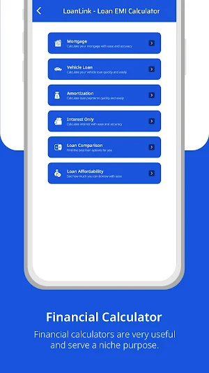 LoanLink - Loan EMI Calculator Screenshot 1