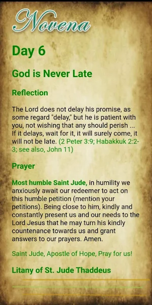 Saint Jude Thaddeus Devotion Screenshot 2