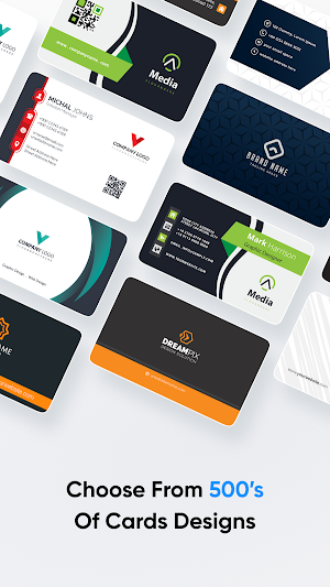 Business & Visiting Card Maker Screenshot 0