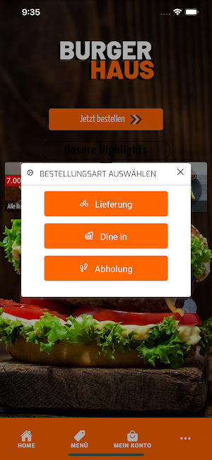 BURGERHAUS Screenshot 1