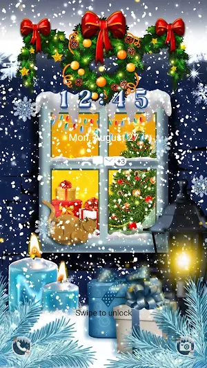 Window Snowing - Wallpaper Screenshot 1