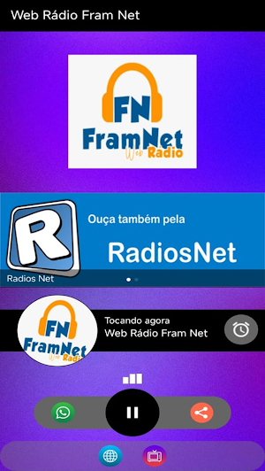 Web Rádio Fram Net Screenshot 1