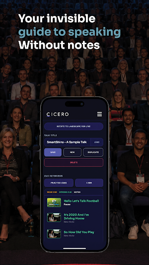 Cicero - Smart Cue Cards Screenshot 1