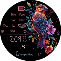 BFF60 - Neon Art Fantasy Bird