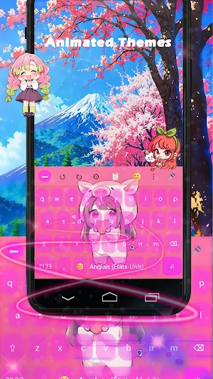 Shimeji Anime Keyboard Themes Screenshot 2