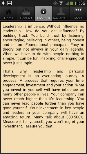 JEANETTE LJUNGARS SPEAKER Screenshot 3
