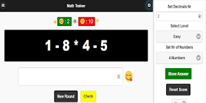 Math Trainer - Basic Operations Screenshot 3